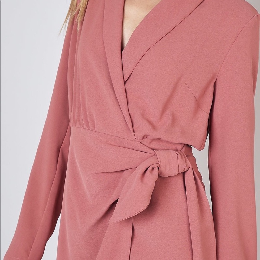 Tie Front Wrap Dress - Picture 5 of 5